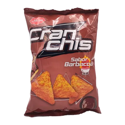 Nachos Mazzei Cranchis Sabor Barbacoa 100g
