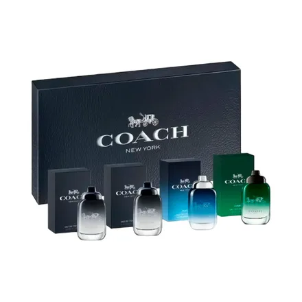 Perfume Coach Miniatura Men Edt 4 Piezas