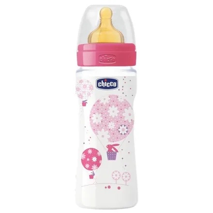Biberon Chicco Benessere Well Being Rosa 10 330ml