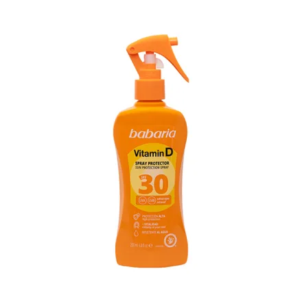 Protector Solar Babaria Spray Vitamin Spf 30 200ml
