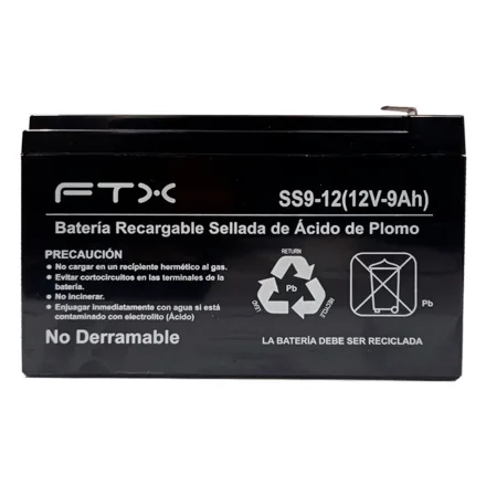 Recarregavel Ftx SS9 12 9A