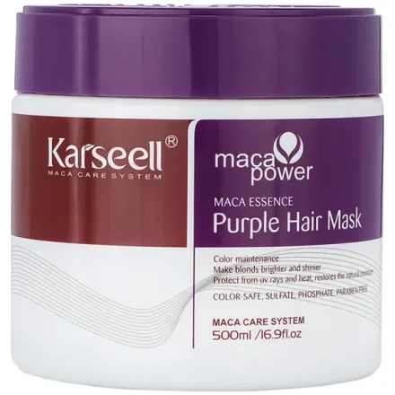 Mascara Capilar Karseell Maca Essence Purple Hair Mask 500ml