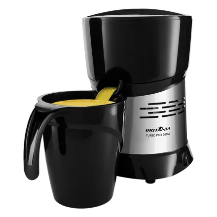 BRITANIA EXPRIMIDOR TURBO PRO 260W 1.3LTS BIVOLT BLACK