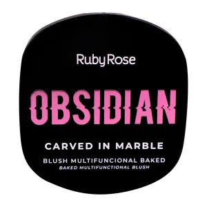 BLUSH OBSIDIAN CARVED IN MARBLE RUBY ROSE