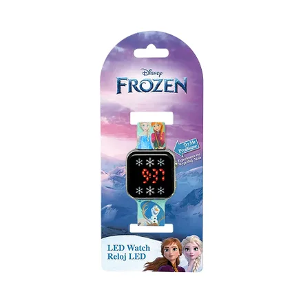 Reloj Digital Led Disney Frozen Fzn4854 Boi Aguamarina Print