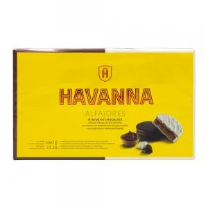 Alfajor Havanna Misto Cobertura Chocolate Recheio Doce Leite 12 55g