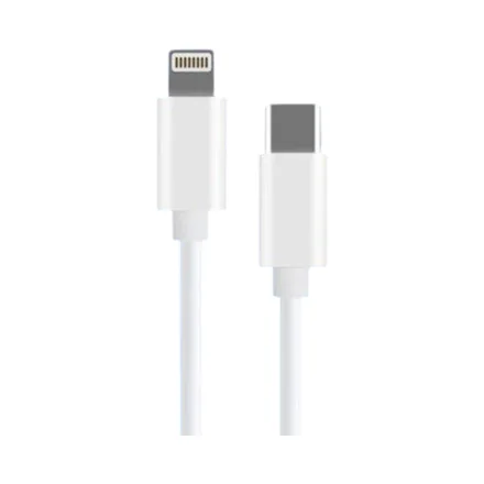 Cable Luxor Lx 0130 W Usb C A Lightning 27 W Blanco