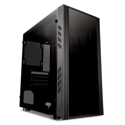 Gabinete Gamer Aigo Black Technology Mini Tower - Preto