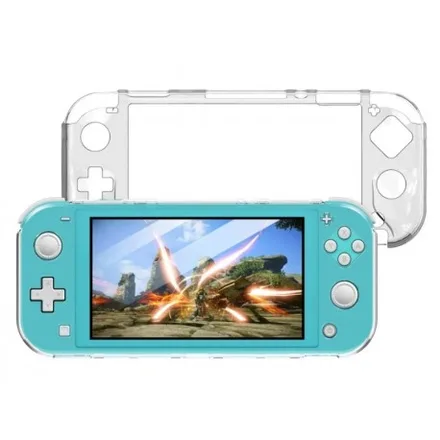 Case Protetora Nintendo Switch Lite Frente Verso Transparente Yh 40