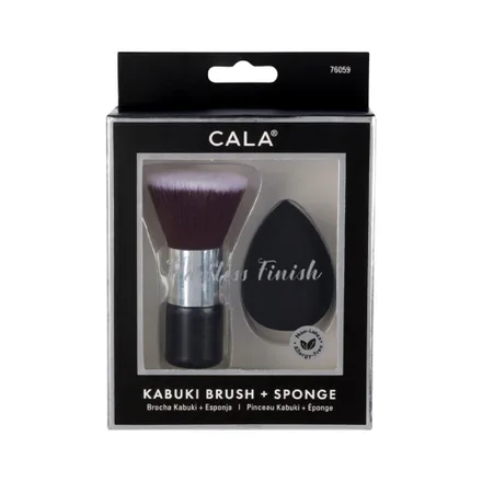 Set Cala Kabuki Brush Sponge 2 Piezas