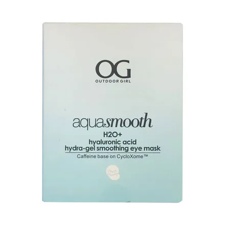 Outdoor Girl Aqua Smooth H2O Plus Eye Mask Hyalurunic Acid 6 Piezas