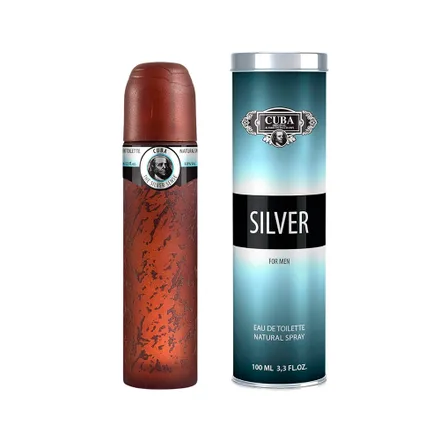Perfume Cuba Silver Eau Toilette 100ml