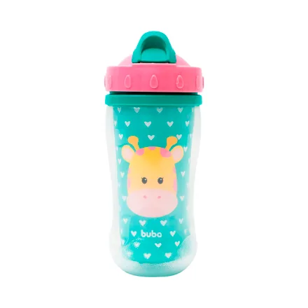 Vaso Buba Doble Fondo Jirafa 320ml