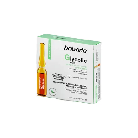 Babaria Ampollas Acido Glycolic 5 2ml