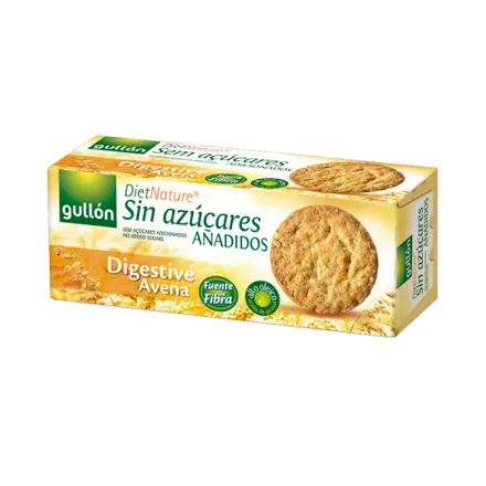 Galletita Gullon Diet Nature Digestive Avena Sin Azucar 410 Gramos
