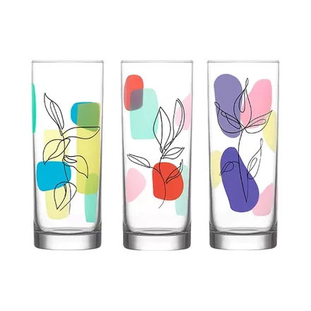 Set Vasos Lav Freehand Patterns 3 Piezas 360ml