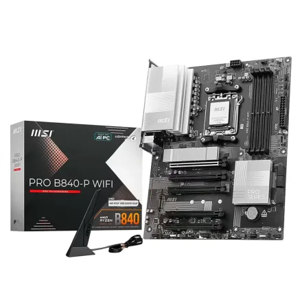 Placa Mae Msi Pro B840 Socket AM5 Chipset Atx