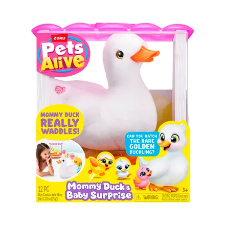 Juego Zuru Pets Alive Mommy Duck Baby Surprise 9548