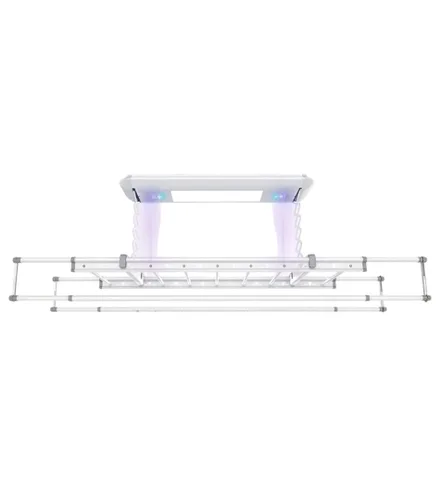 VARAL DE TETO ELETRICO LUZ LED UV BRANCO MIMI-M980A 220V