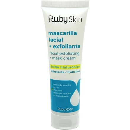Mascara Facial Esfoliante Acido Hialuronico Ruby Hbf 505