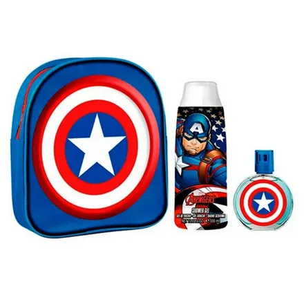 Captain America Plus Shower Gel Mochila 300ml 50ml