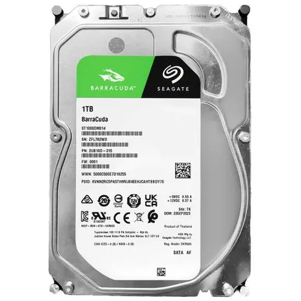 Disco Rigido Seagate Barracuda 1TB