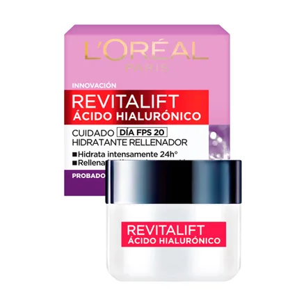 Crema Facial Oreal Revitalift Acido Hialuronico Dia 50ml