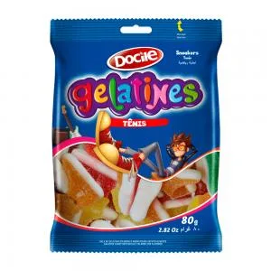 Bala Gelatina Docile Tenis 80g