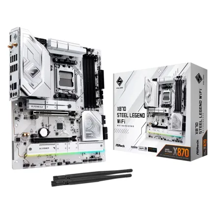 Placa Mae Asrock X870 Steel Legend Ddr 5 Socket AM5 Chipset Atx