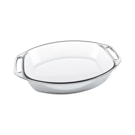 Asadera Oval De Vidrio Marinex Seletta 66650200978455 4.2 L