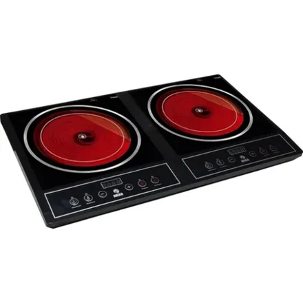 Cocina Electrica Krab 2 Hornalla 8 Temperaturas