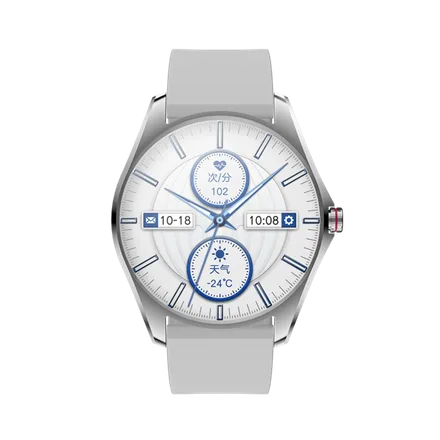 SMARTFY RELOJ SMARTWATCH WCH07S AMOLED BT PLATA