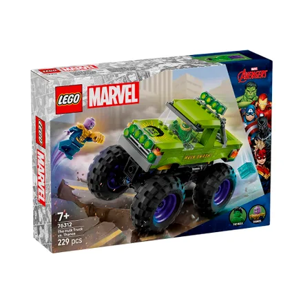 Juguete Construccion Lego Marvel Avengers Hulk Truck Vs Thanos 229 Piezas
