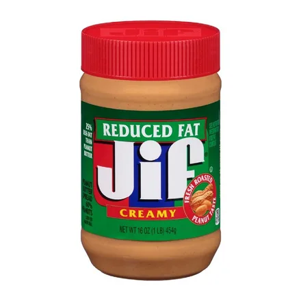 Mantequilla Mani Jif Cremosa Baja Calorias 454g