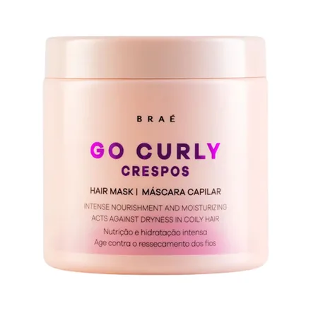 Mascarilla Capilar Brae Go Curly Crespo 500 Gr
