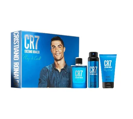 CR7 Play It Cool Eau Toilette Plus Shower Gel Body Spray 100ml