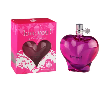 Real Time Love You Pink Femenino Eau Parfum 100ml