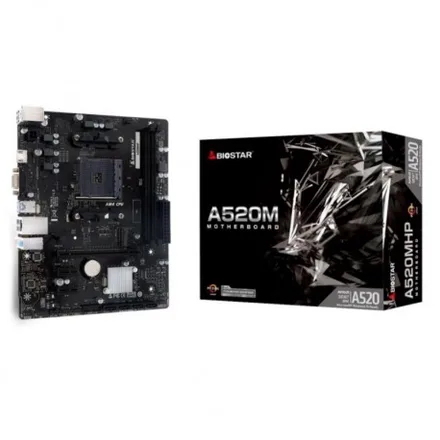 Placa Mae Biostar Socket AM4 Chipset A520 Atx