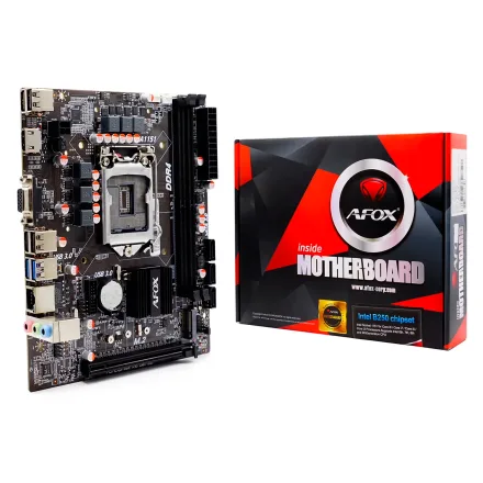 Placa Mae Afox MA4 V2 Ddr 4 Socket Lga 1151 Chipset B250 Atx