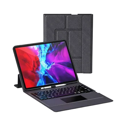 Estuche Con Teclado Usams Smart Touch Para Ipad 10.2" Negro
