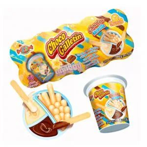 PALITINHO COM CHOCOLATE E BAUNILHA LAS DELICIAS 10X15G
