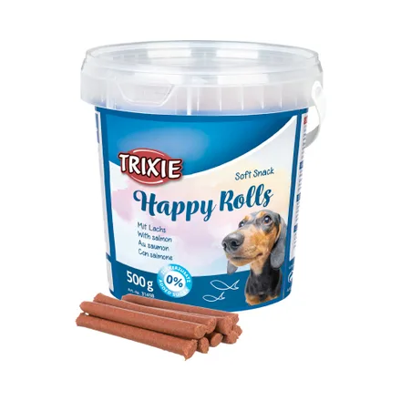 Bote Snack Entrenamiento Trixie Happy Rolls 500 Gr