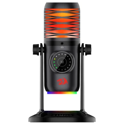 Micrófono Redragon GM306 Stellaris RGB/USB-C - Black