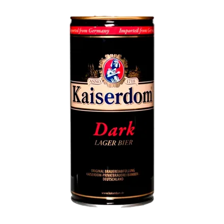 CERVEZA KAISERDOM LAGER DARK LATA 1LITRO
