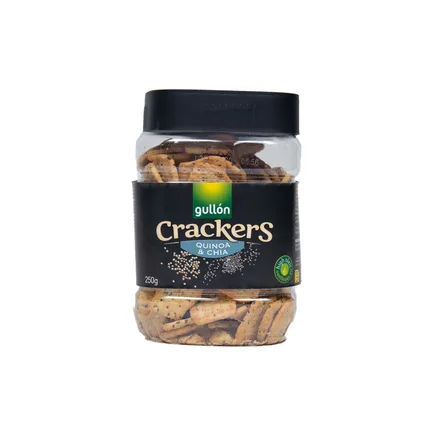 GALLETITAS GULLON CRACKERS QUIMOA & CHIA 250GR