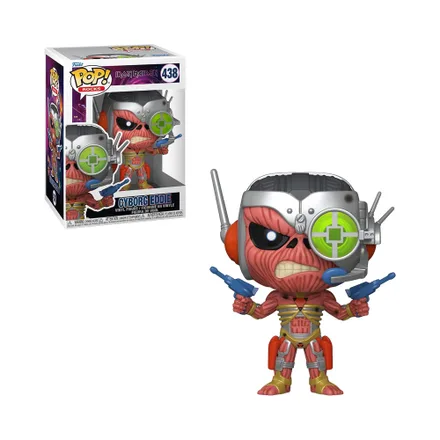Muneco Funko Pop Iron Maiden Cyborg Eddie 438