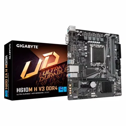 Placa Mae Gigabyte V3 Ddr 4 Socket Lga 1700 Chipset H610 Atx
