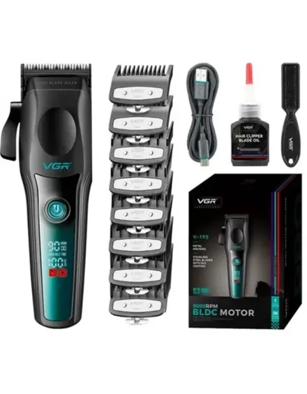 Vgr Barbeador El Trico 195 Pro Bldc 900 Rpm Recarregavel