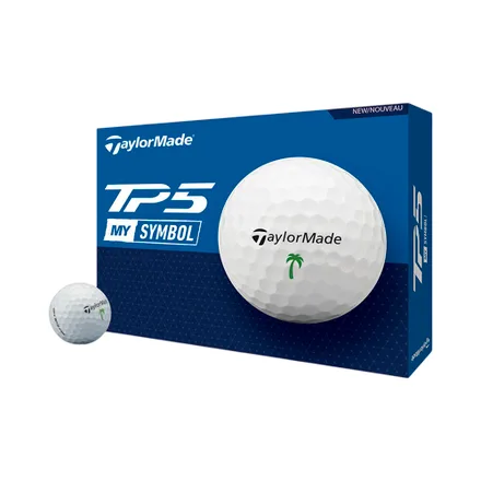 Pelotas Golf Taylormade TP5 My Simbol Palm Tree 12