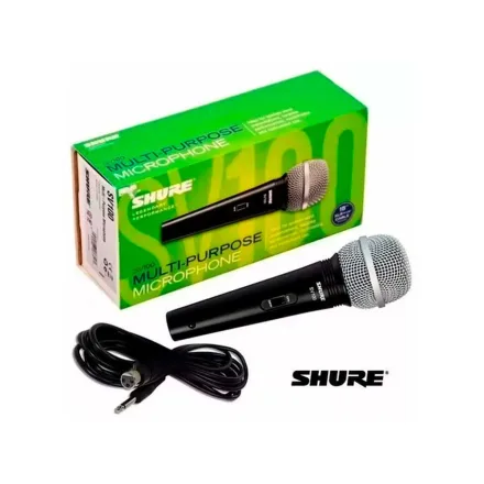 SHURE MICRÓFONO SV100 C/CABLE